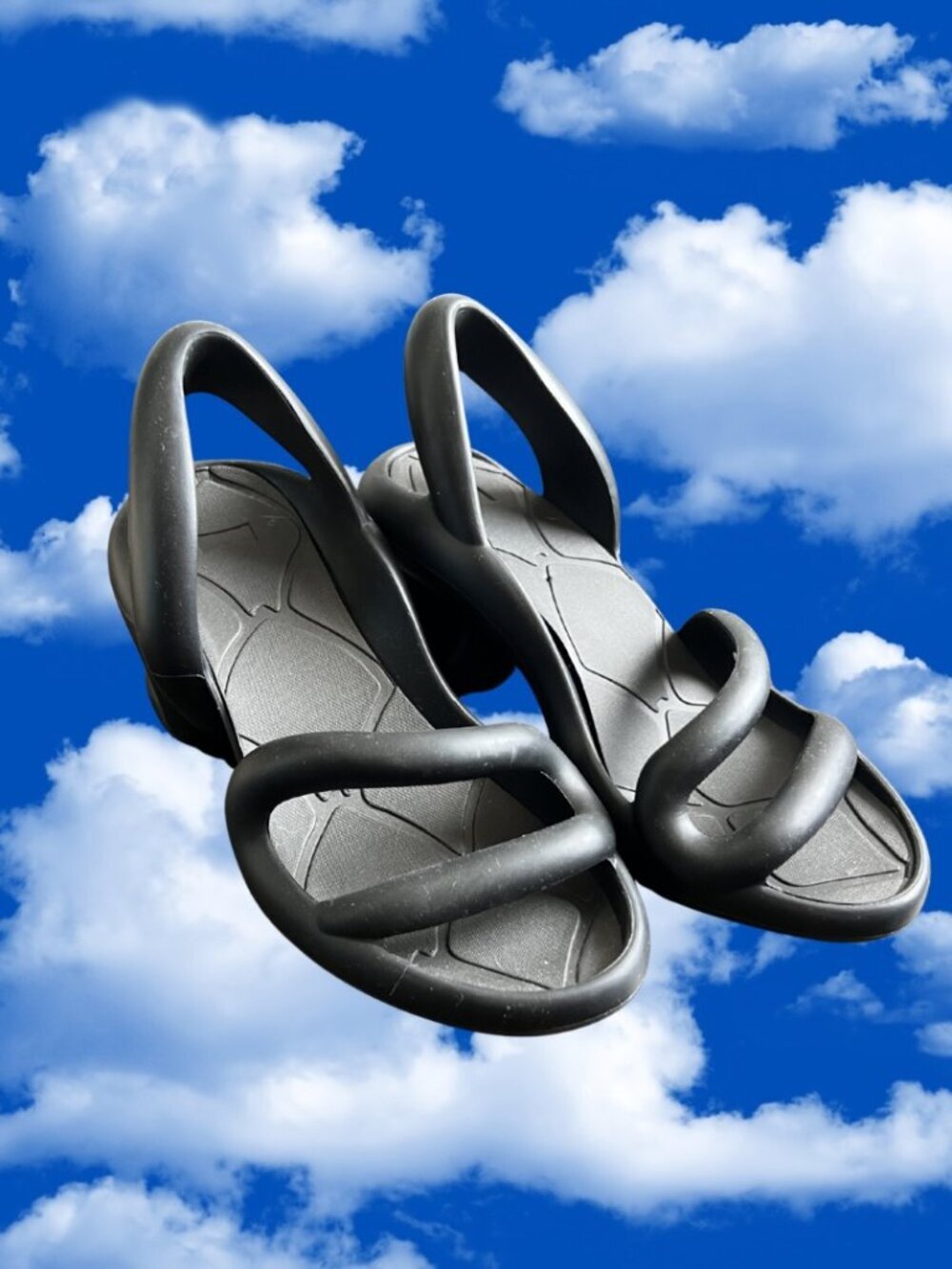 Camper Kobarah Black Sandals NEW Women's EU 36 NEVER WORN MSRP $225